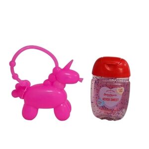Bath & Body Works Balloon Unicorn Pocket Bac Holder & 4Ever Sweet Hand Sanitizer